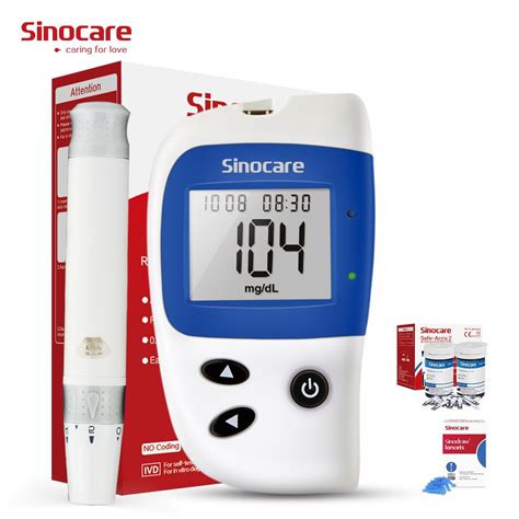 Sinocare High Quality Oem Blood Glucometer Blood Glucose Meter With