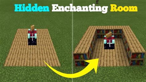 Simple Hidden Redstone Enchanting Room Tutorial Minecraft Youtube