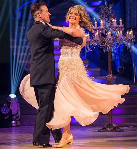 Strictly Come Dancing 2017 Ruth Langsford Red Faced As Anton Gets ‘undressed In Training