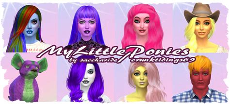 Sims 4 Cc Rainbow Pastel Hair