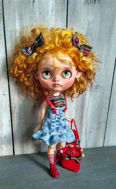 Agatha Blythe Doll Custom With Mohair Hair Fashionable Etsy Blythe