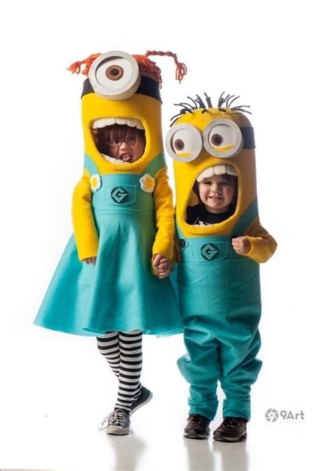 Diy Minions Costumes For Kids No Sew Diy Costumes