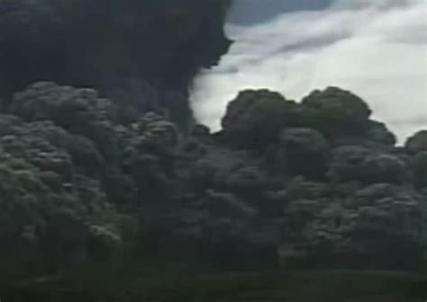 일본 가고시마 화산 대폭발 동영상