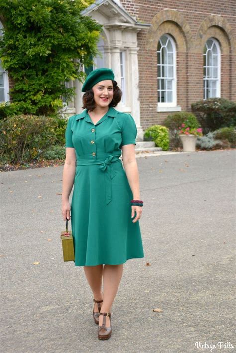 Pretty Retro 1940s Style Shirt Dress Review Pretty Retro 1940s Style