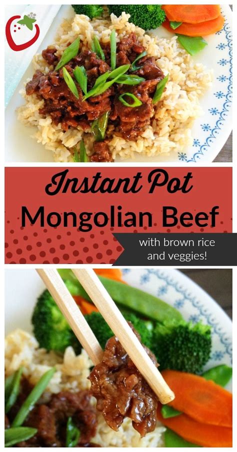 Use an instant pot® to turn even a tough flank steak into moist shredded beef immersed in a thick, hearty stew flavored with mushrooms a great way to make a tough cut of beef flank tender and flavorful using an instant pot®. Instant Pot Mongolian Beef | Recipe | Instant pot recipes ...