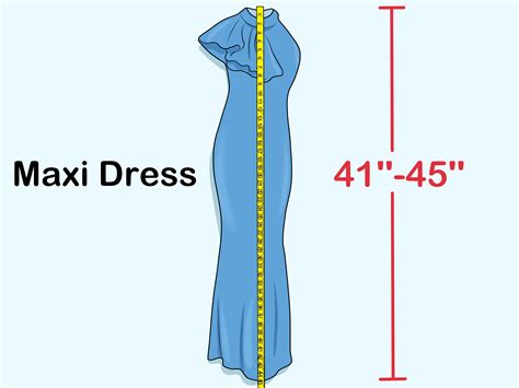 Size Chart Dress Length Guide For Height