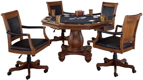 Game Table Chairs With Casters Game Table Chairs Game Table Seating