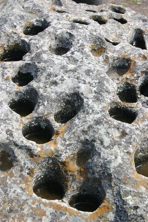 Rock With Holes And Water Stock Photo Image Of Water 9121006
