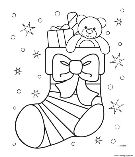 Or our printable coloring calendar for next year! XChristmas Stocking Cute Coloring Pages Printable