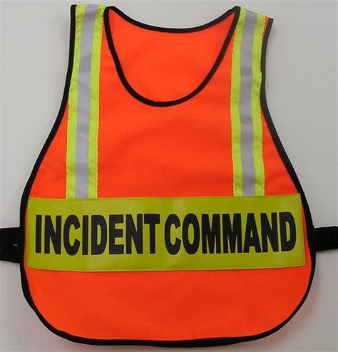 Fire Rescue Police Incident Command Vest