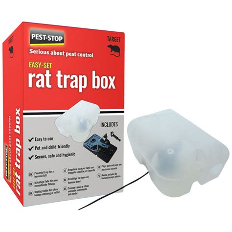 Pest Stop Psesrtb Easy Set Rat Trap Box Rapid Online