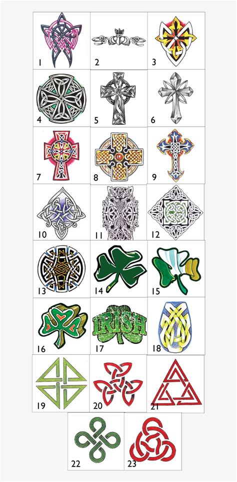 Printable Irish Symbols