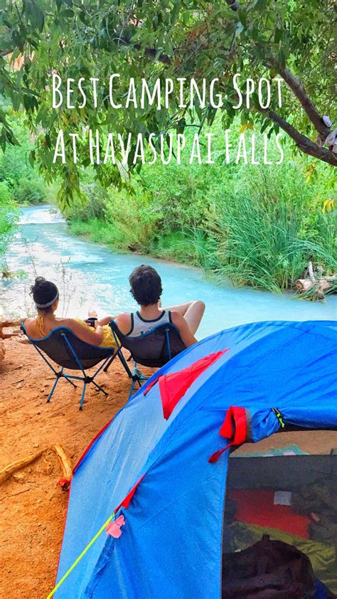 How To Find The Best Camping Spot At Havasupai Falls Yes That Tiffany