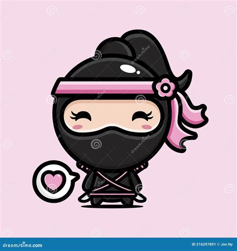 Female Cartoon Ninja Stock Illustrations 317 Female Cartoon Ninja