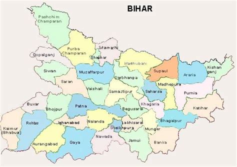 Bihar Map 