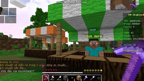 Choi Skyblock Tren Server Vietminewkevinkhangyt Youtube