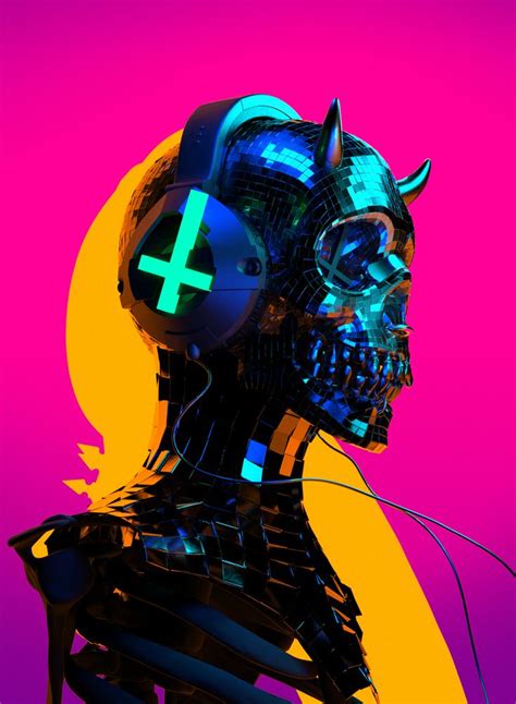 Auʇıɔɥɹısʇ On Behance Cyberpunk Art Futuristic Art Art Inspiration
