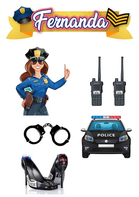 Arte Digital Topo De Bolo Policial Para Imprimir Jpeg No Elo Tgr Sexiz Pix