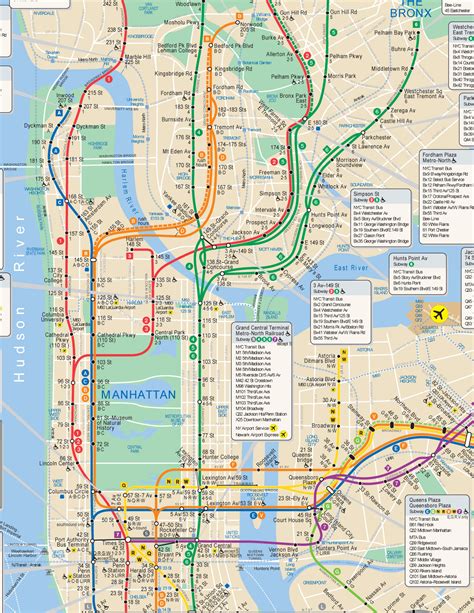 Nyc Subway Map Hi Res Nyc Subway Map Nyc Map Subway Map