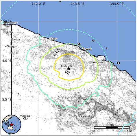 Very Strong M70 Earthquake Hits Papua New Guinea — Hundreds Of Homes