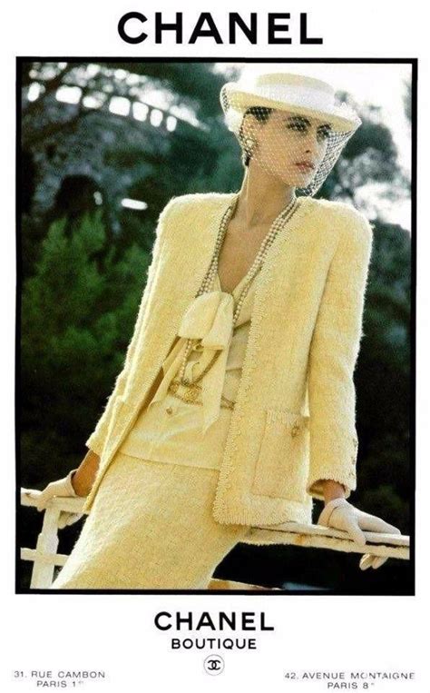 Fashion Archives Chanel Werbekampagnen In Den 1980er Jahren Moda
