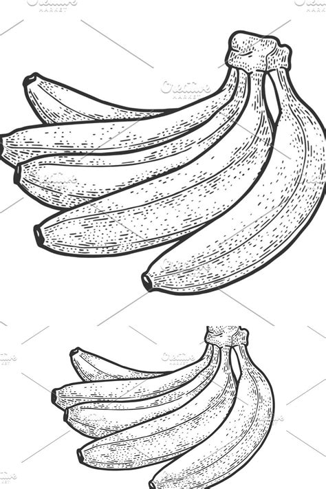 Banana Art Illustration Drawings Nelly Simmer