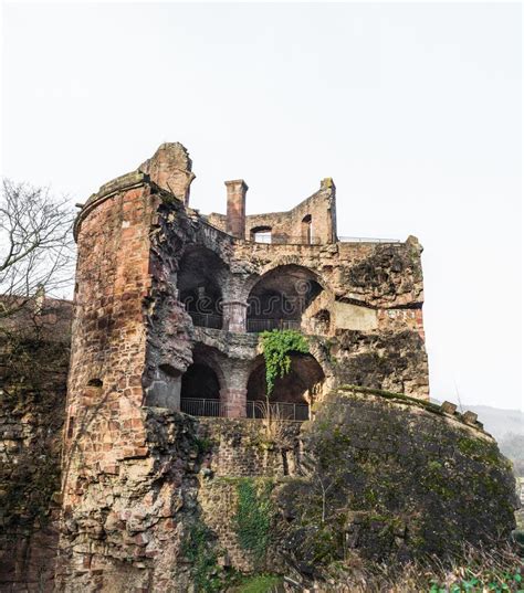 The Ruin Tower Of Heidelberg Castle In Heidelberg Stock Photo Image