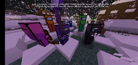 Among Us Pack Bedrock Edition Minecraft Texture Pack