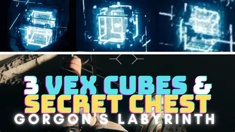 Gorgons Labyrinth 3 Vex Cubes Secret Chest Vault Of Glass Destiny