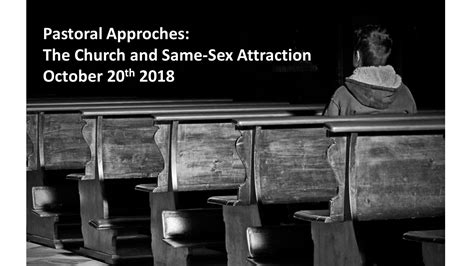 Pastoral Approaches The Church And Same Sex Attraction