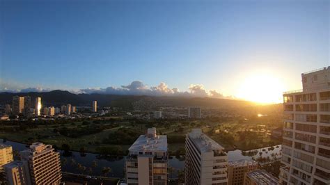 Gopro Waikiki Honolulu Hawaii Sunrise Time Lapse Youtube