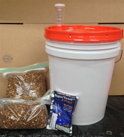 Complete Moonshine Mash Kit 8 Lbs For Copper Moonshine Still With