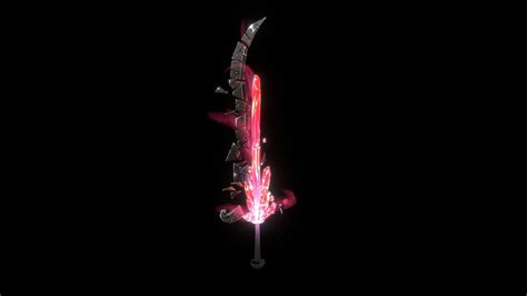 Shattered Crystal Sword Download Free 3d Model By Julien Schoots
