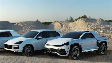 Rendering Imagines What Electric Porsche Pickup Might Look Like Rennlist