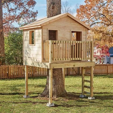 How To Build A Treehouse For Kids • The Garden Glove