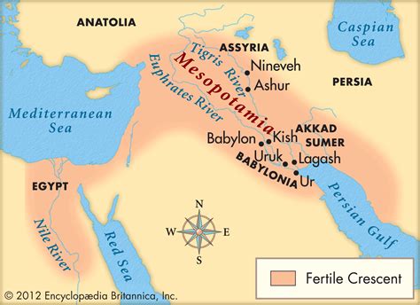 Mesopotamia Physical Map The Image Kid Has It