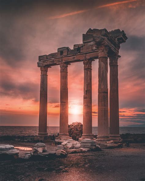 Apollon Temple Side By Bahadir Sansarci Px Ancient Temples