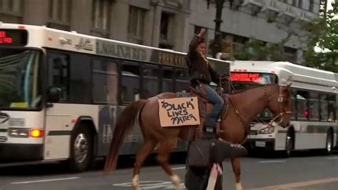 Woman Who Rode Horse Through Oakland Protest Wants To Remove Barriers