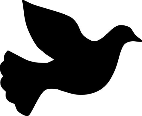 Gratis Afbeelding Op Pixabay Duif Silhouet Black Vogel Dove