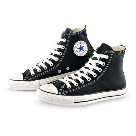 Converse Chuck Taylor All Star Hi Top Athletic Shoes Black Running Shoes