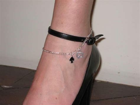 Queen Of Spades Pretty Jewellery Super High Heels Ankle Chain