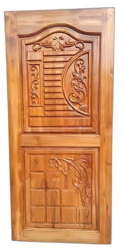 36mm Teak Wood Carving Exterior Door For Home At Rs 13000piece In