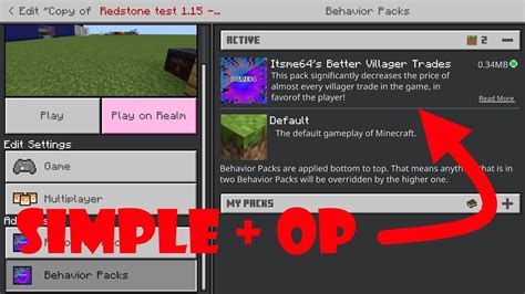 How To Import Behavior Packs In Minecraft Pe 119 Youtube