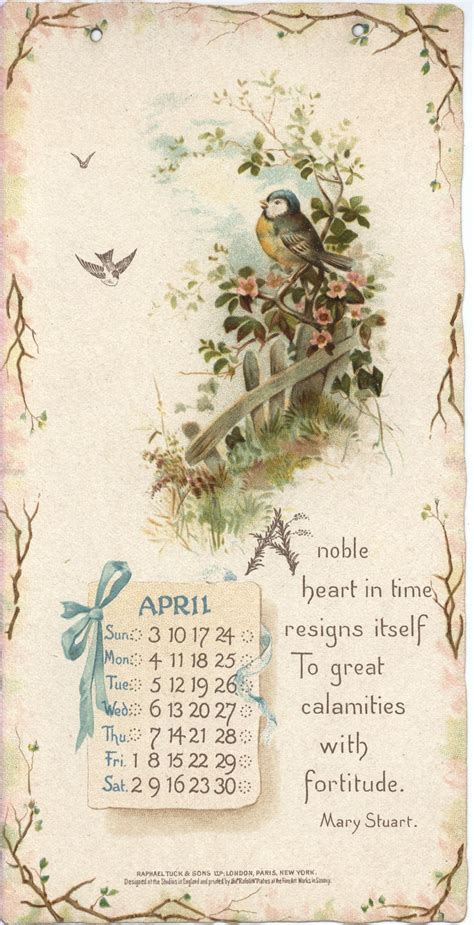 Schiller Calendar For 1898 Vintage Calendar Vintage Postcards