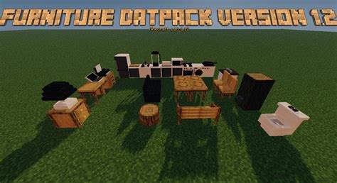 Furniture Datapack By Manakun For 116and117 Minecraft Data Pack
