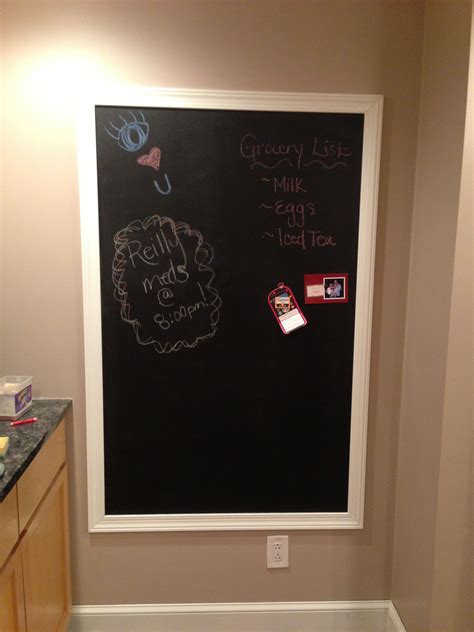 Magnetic Chalkboard paint in kitchen = Success! | Magnetic chalkboard paint, Magnetic chalkboard ...
