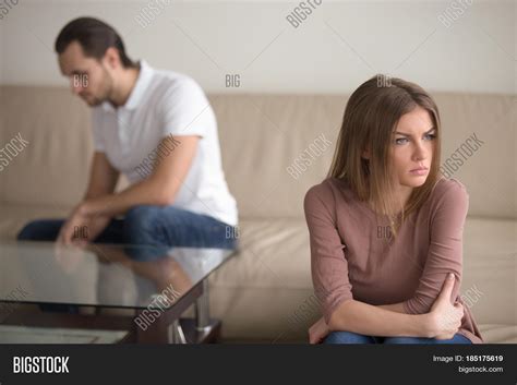 Sad Couple Not Talking Image And Photo Free Trial Bigstock