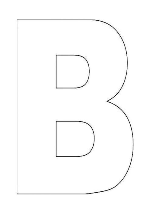 Letter B Template Free Printable This Is How Letter B Template Free