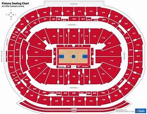 Little Caesars Arena Seating Chart For Pistons Tutorial Pics