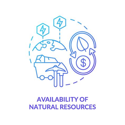 Natural Resources Availability Concept Icon 2355733 Vector Art At Vecteezy